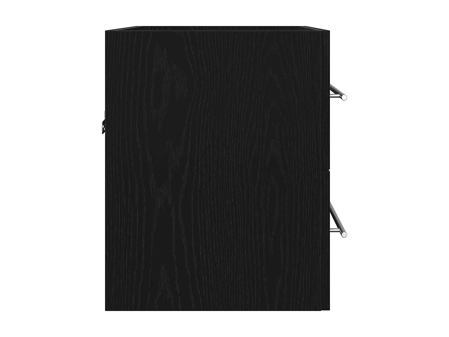 Meuble de salle de bain avec lavabo chêne noir 60x38,5x48 cm