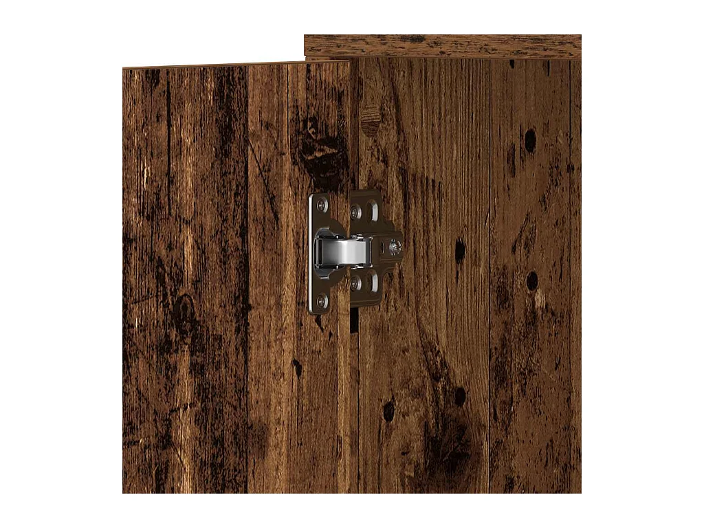 Mobile bagno in legno vecchio 30x30x183,5 cm in legno ingegnerizzato