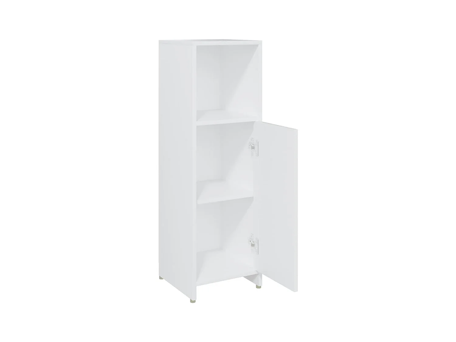 Mueble de baño Blanco 30x30x95 cm Madera de ingeniería