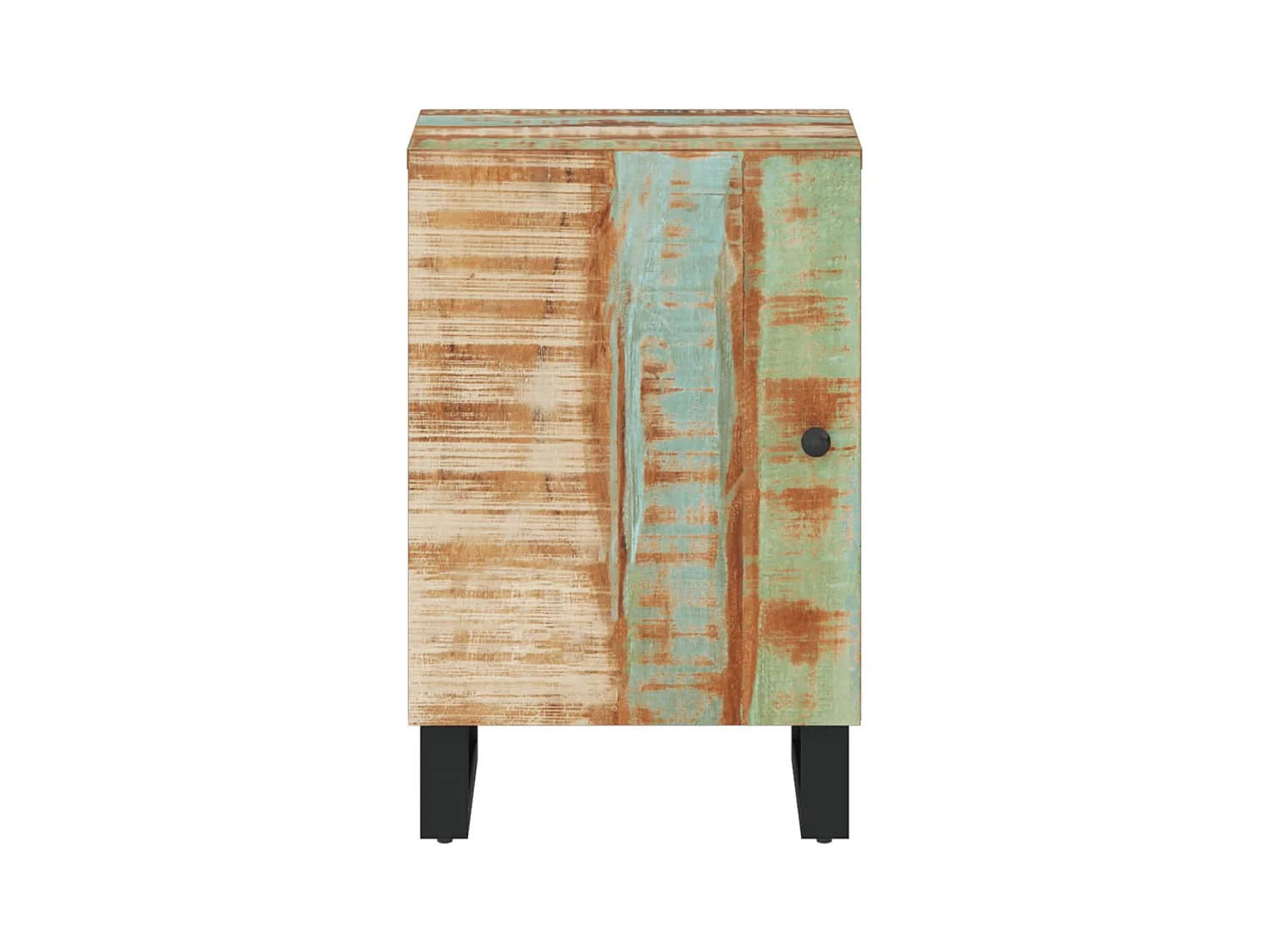 Badkamerkast 38x33x58cm massief gerecycled hout