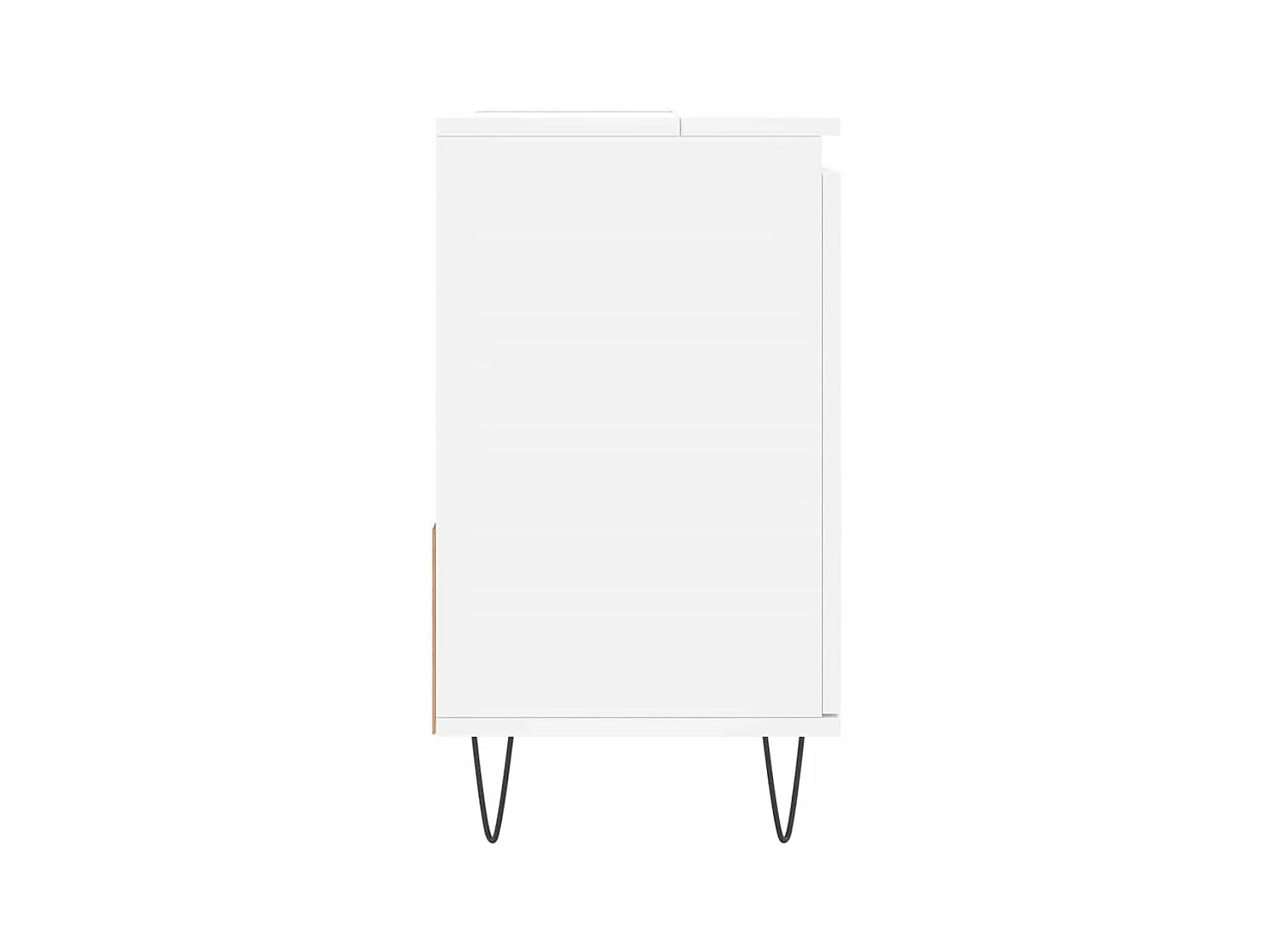 Witte badkamerkast 65x33x60 cm van bewerkt hout