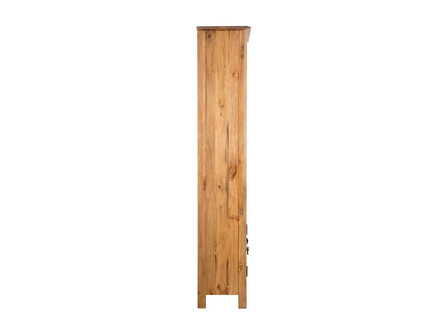 Meuble de salle de bain autoportant Bois pin massif 48x32x170cm