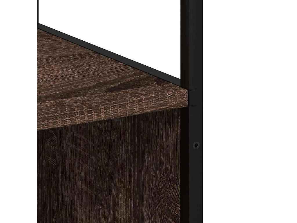 Mueble de baño roble marrón 35x37,5x166 cm