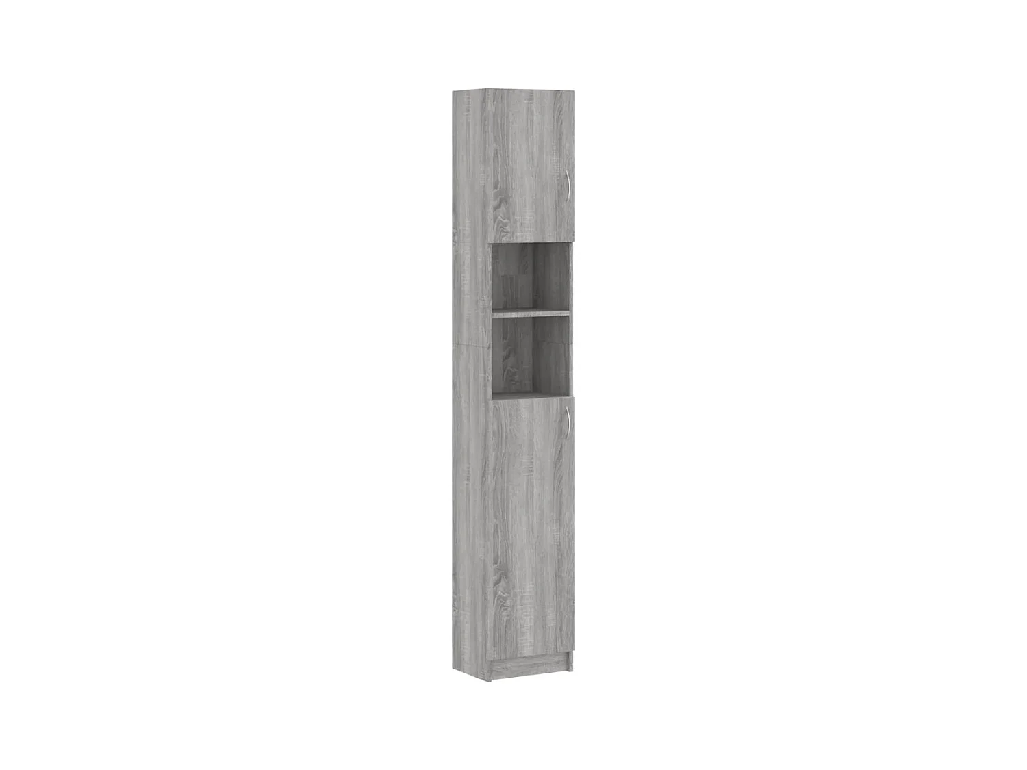 Mueble de baño Sonoma gris 32x25,5x190 cm Madera de ingeniería