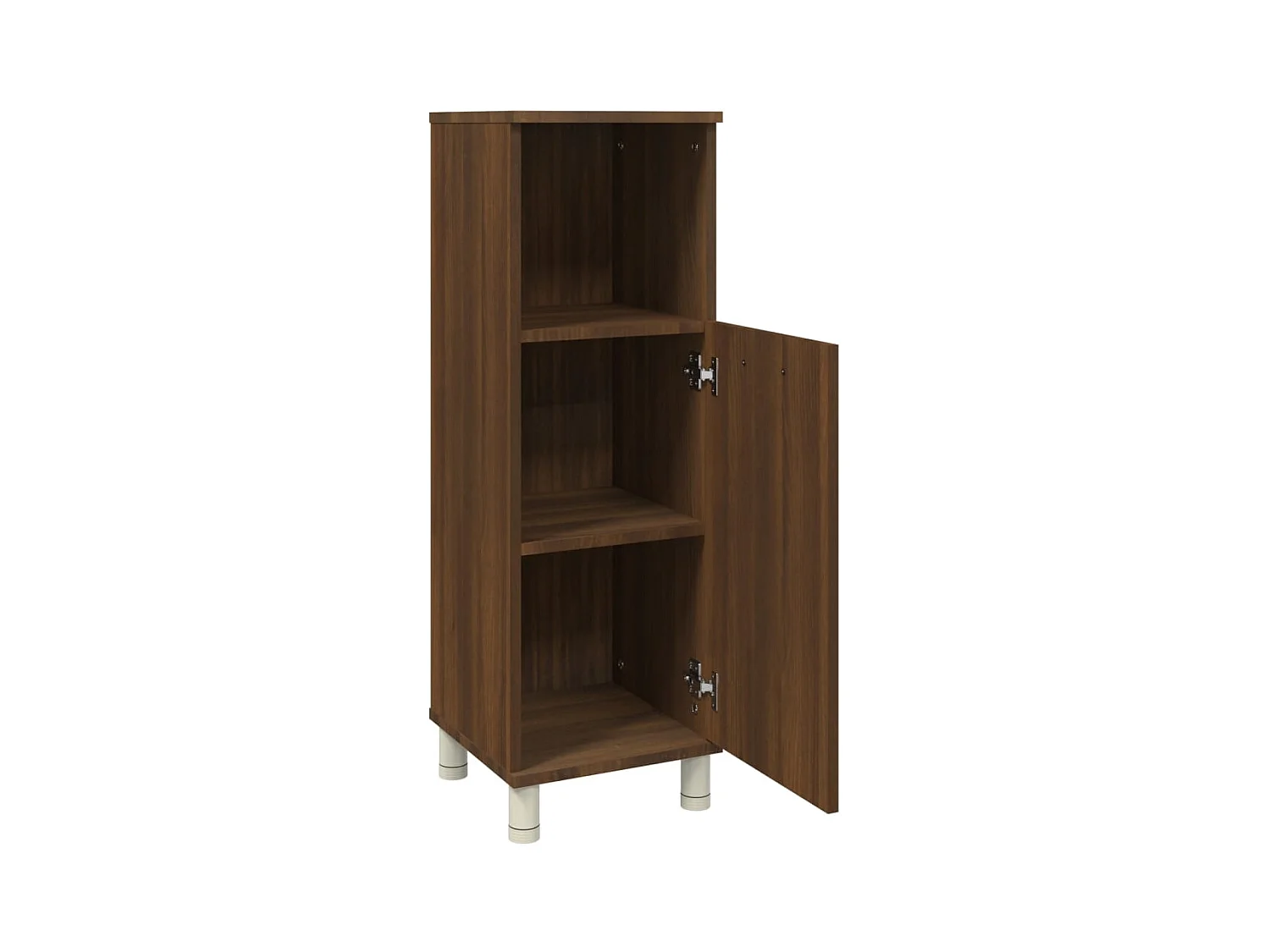 Badkamerkast Bruin eiken 30x30x95 cm Technisch hout