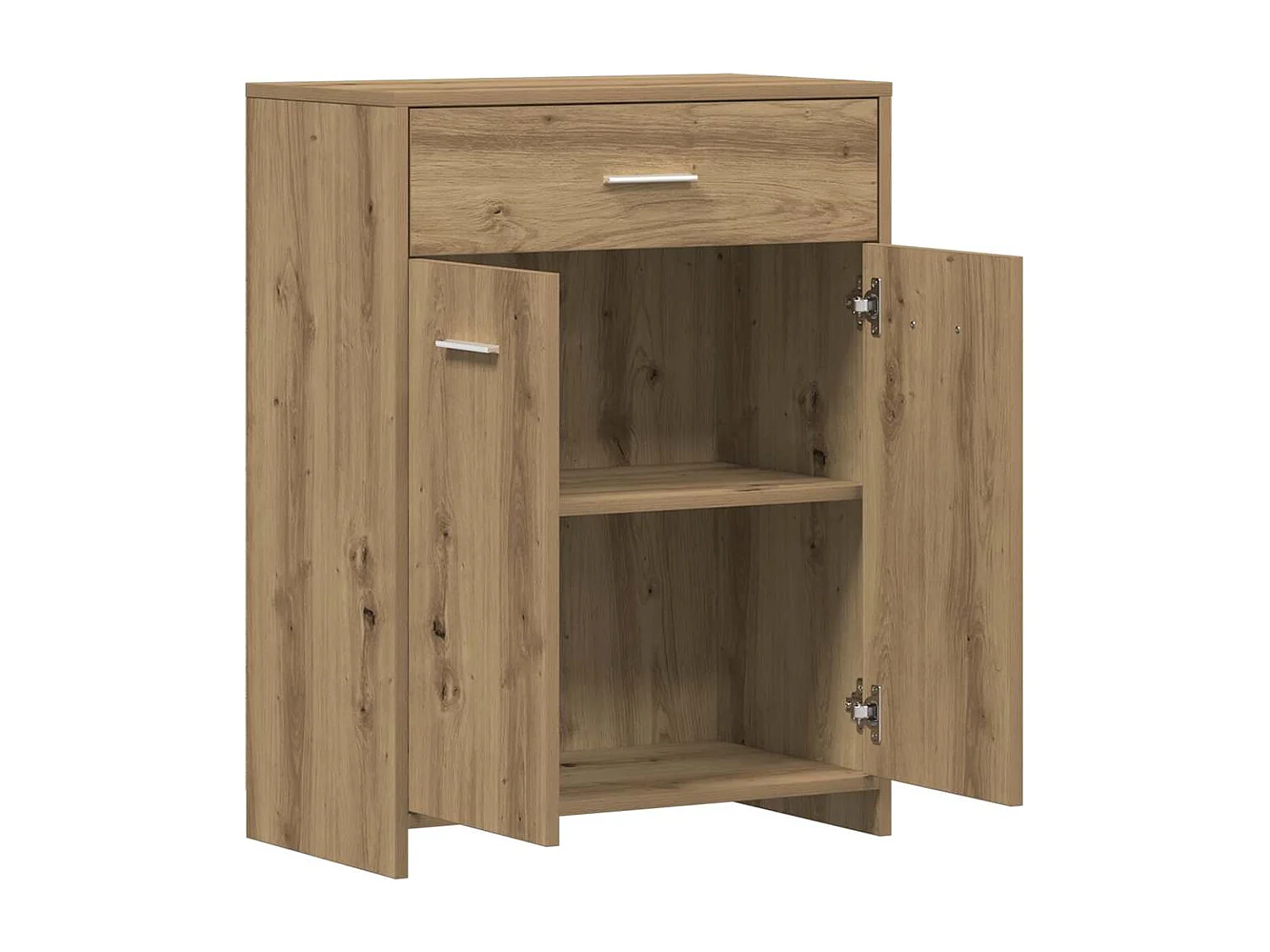 Mobile bagno in rovere lavorato a mano 60x33x80 cm