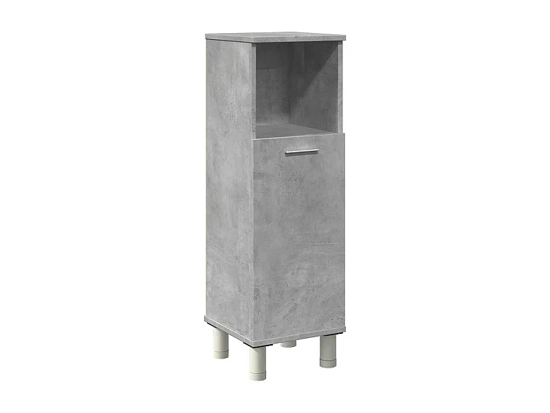 Mobile bagno grigio cemento 30x30x95 cm in truciolare