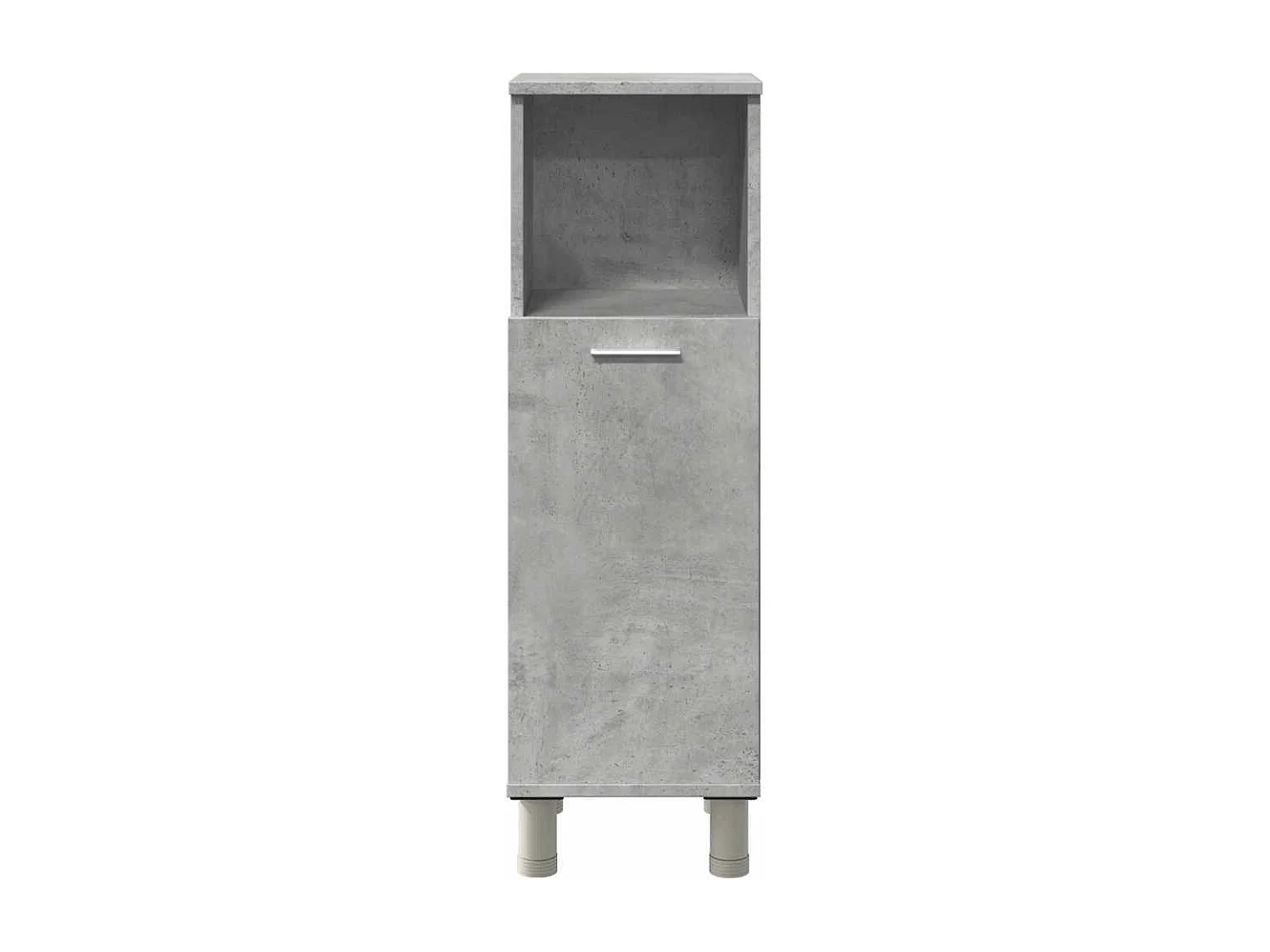 Mobile bagno grigio cemento 30x30x95 cm in truciolare