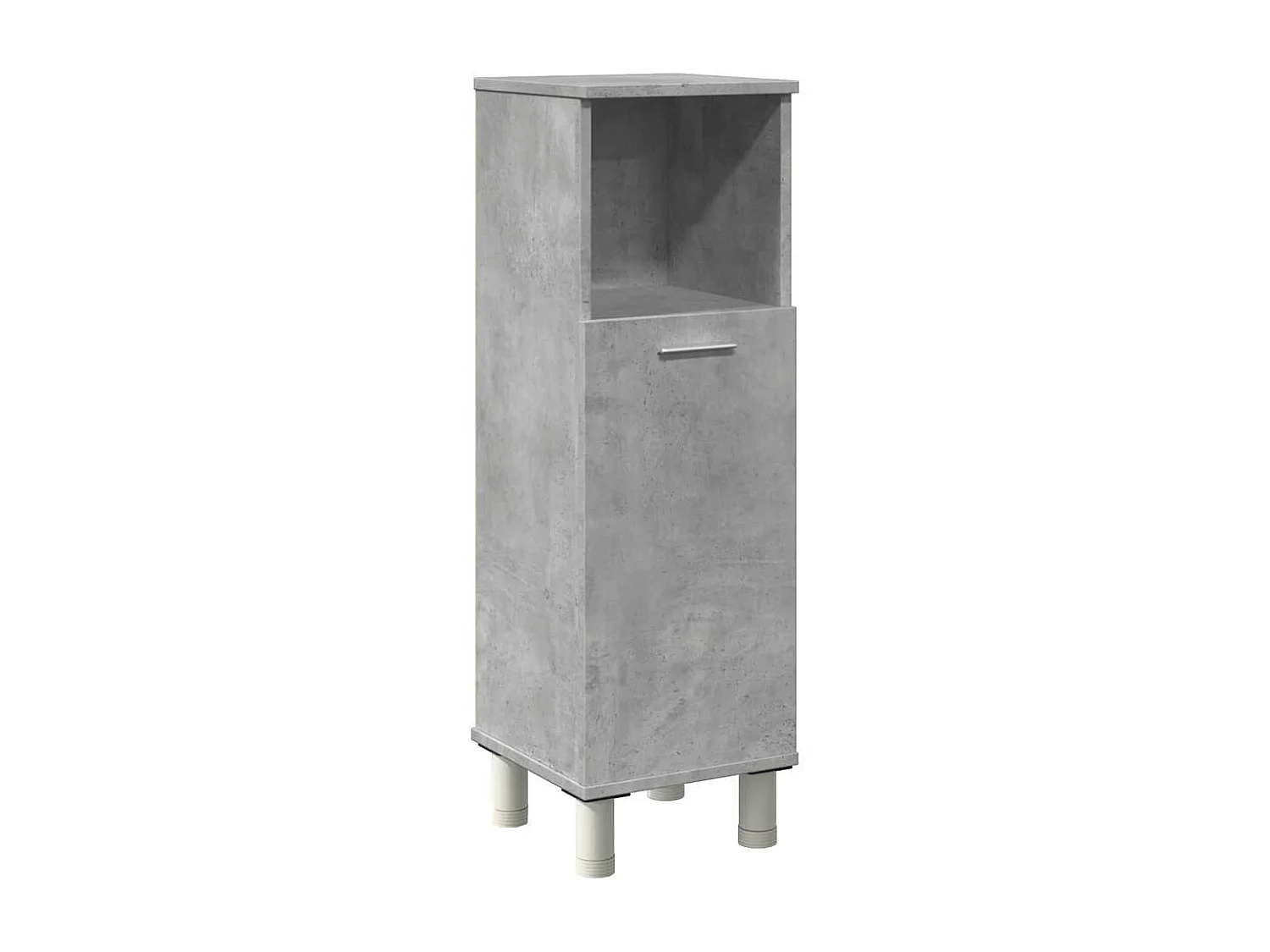 Mobile bagno grigio cemento 30x30x95 cm in truciolare
