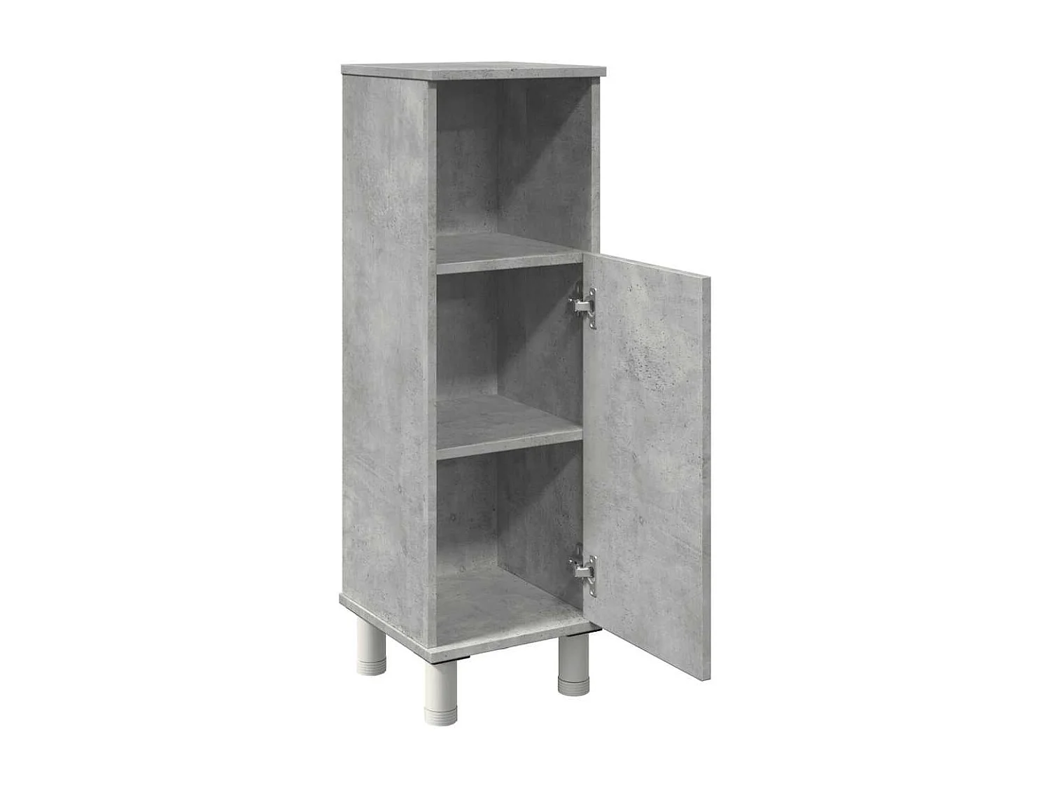 Mobile bagno grigio cemento 30x30x95 cm in truciolare