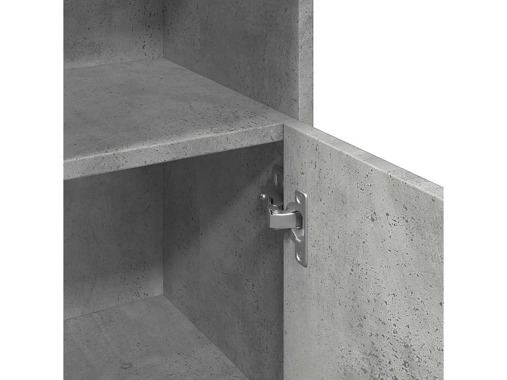 Mobile bagno grigio cemento 30x30x95 cm in truciolare