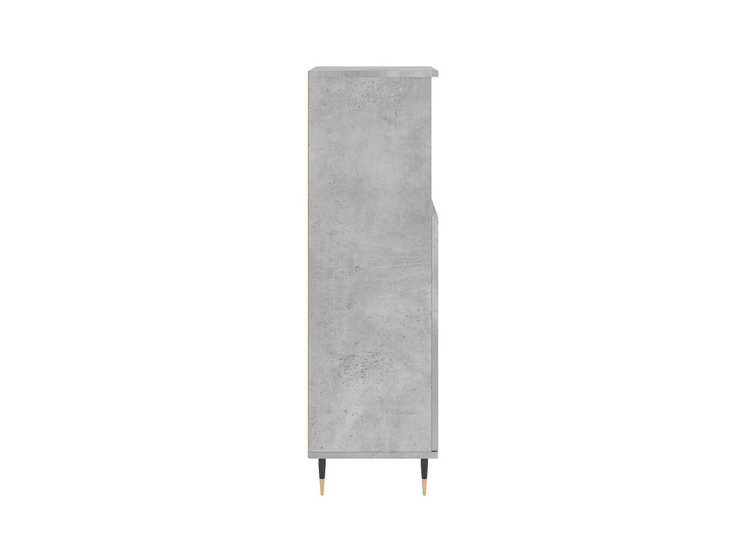 Mueble de baño gris hormigón 30x30x100 cm