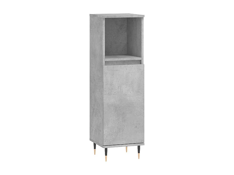 Mobile bagno grigio cemento 30x30x100 cm