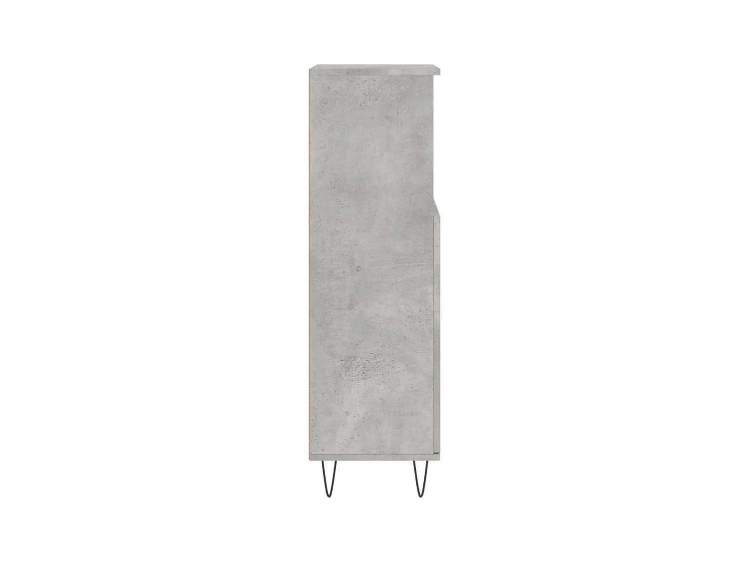 Mueble de baño gris hormigón 30x30x100 cm