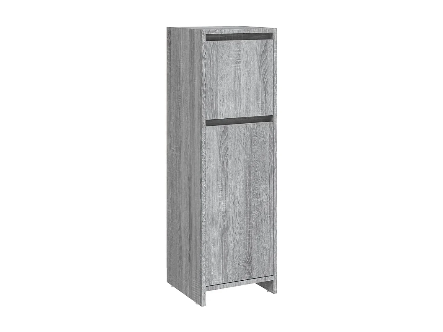 Mueble de baño Sonoma gris 30x30x95 cm Madera de ingeniería