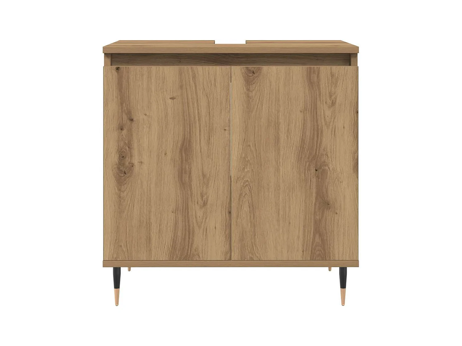 Mobile bagno in rovere lavorato a mano 58x33x60 cm