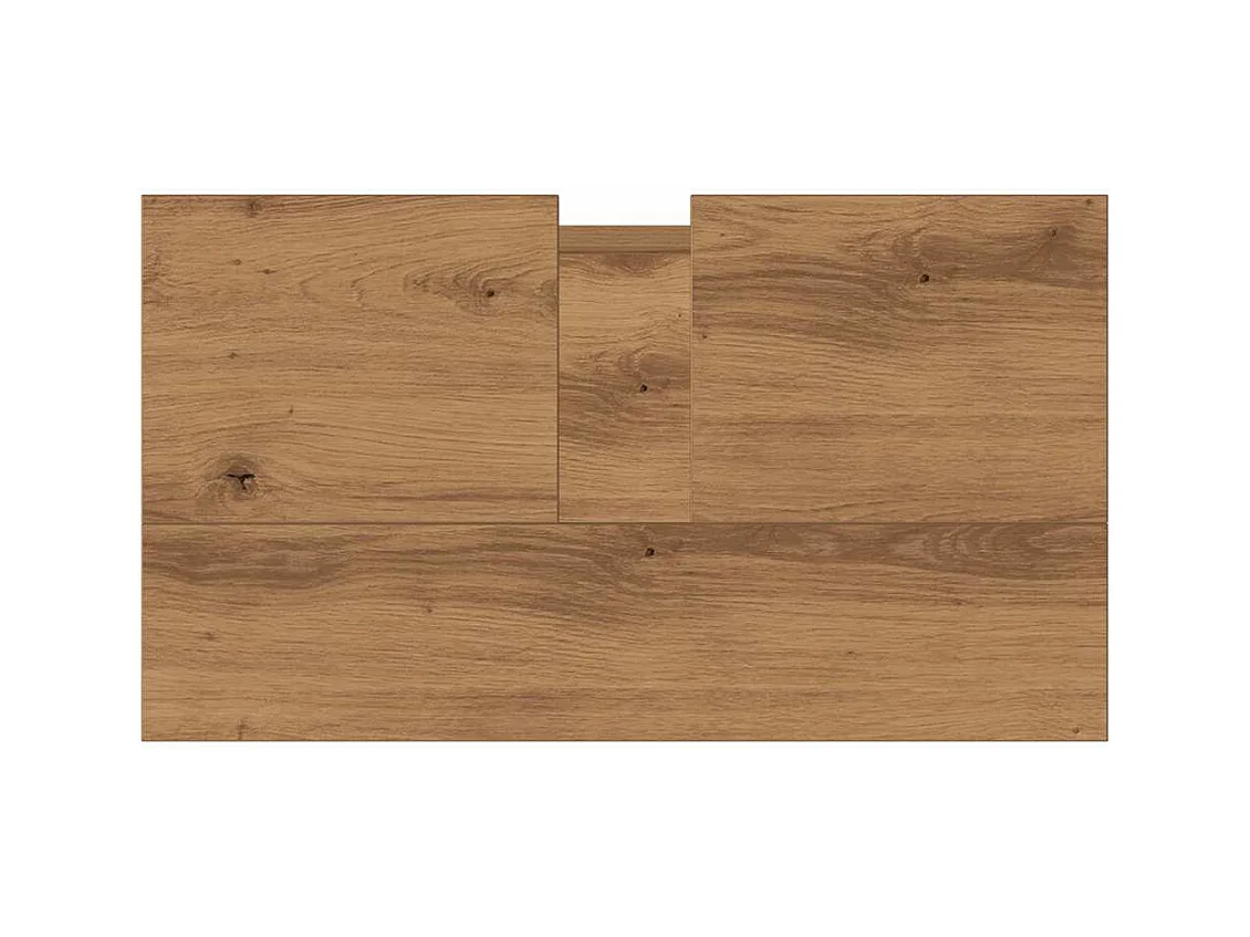 Mobile bagno in rovere lavorato a mano 58x33x60 cm