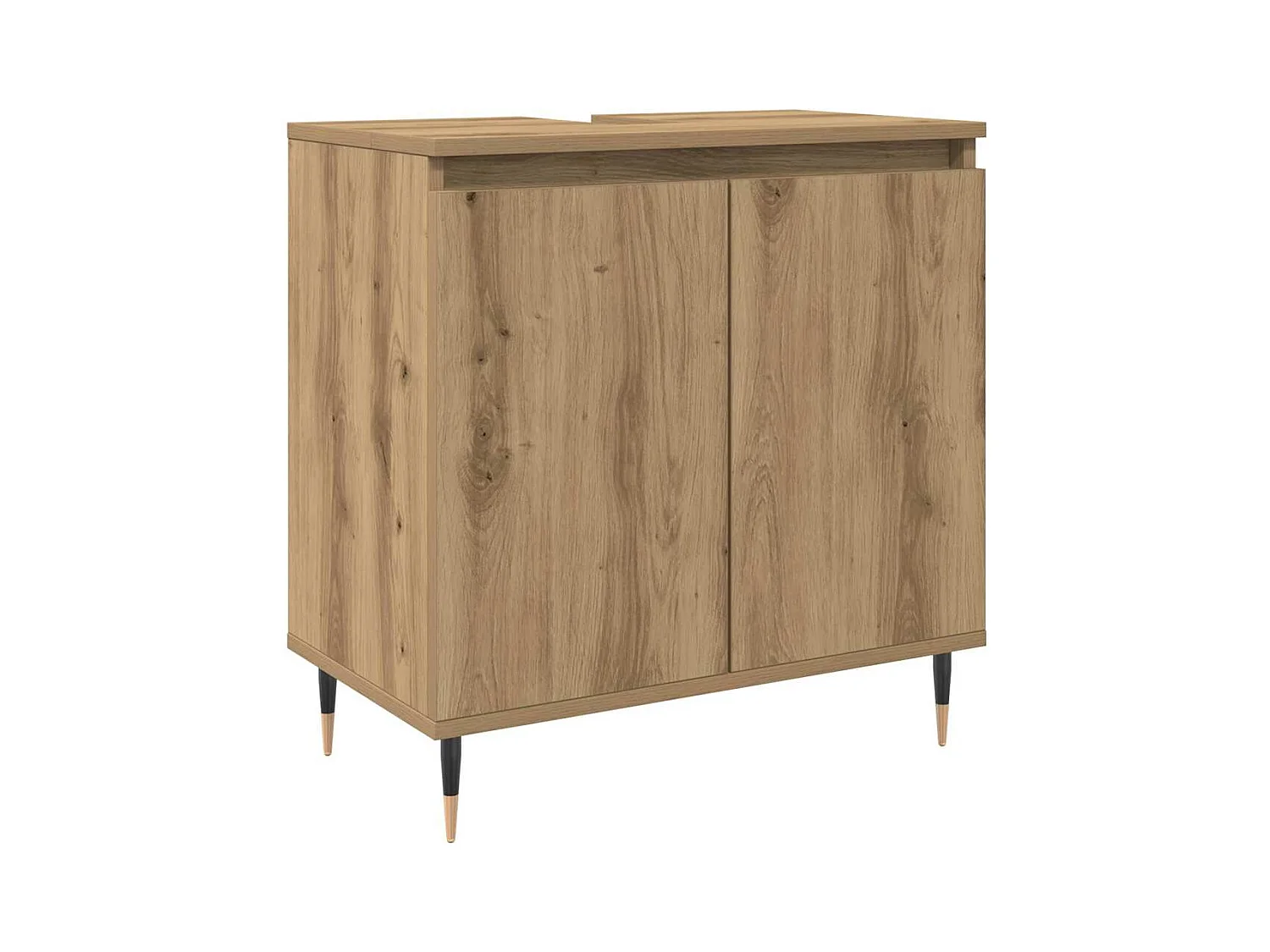 Armoire de salle de bain chêne artisanal 58x33x60 cm