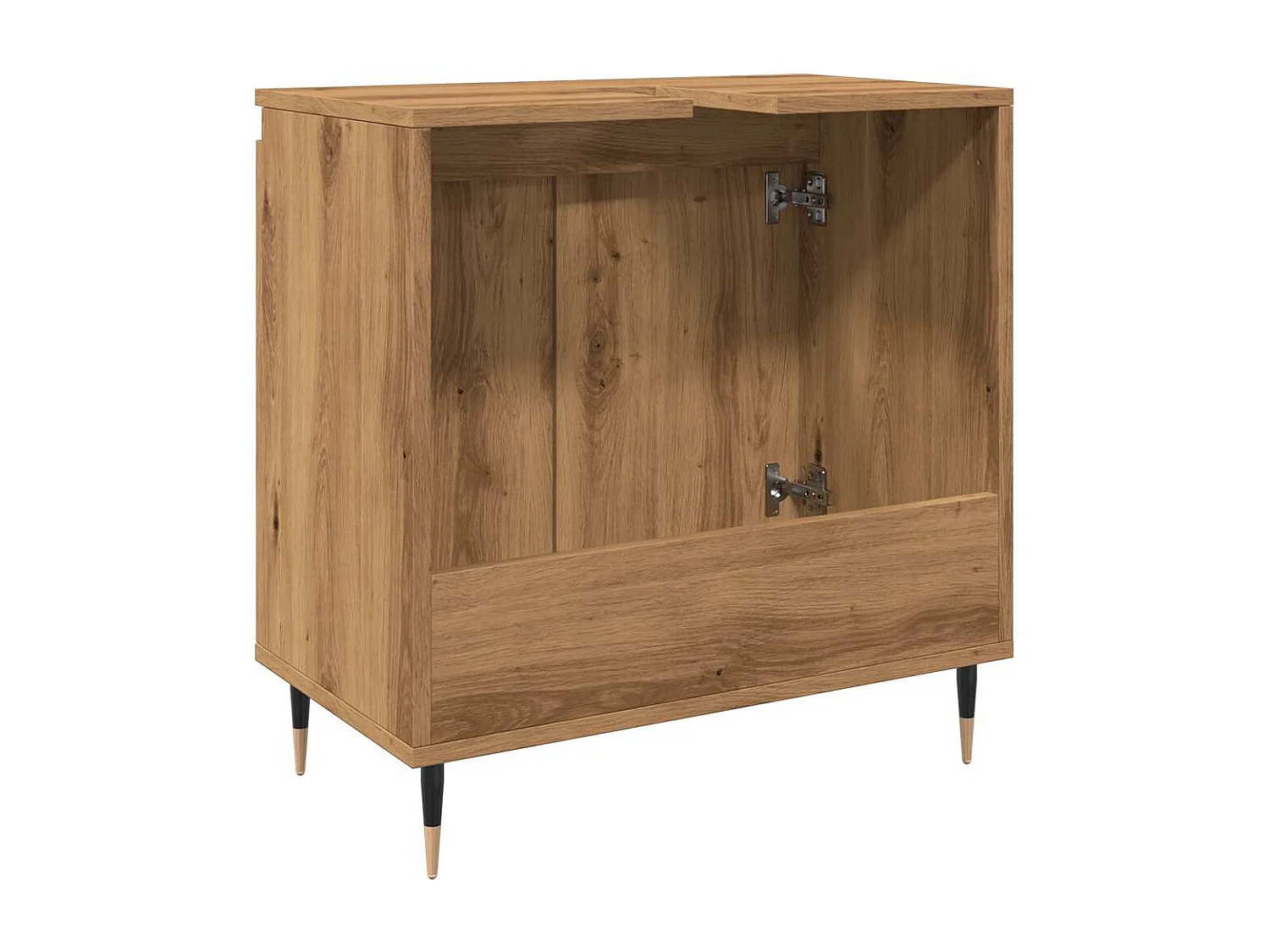 Armoire de salle de bain chêne artisanal 58x33x60 cm