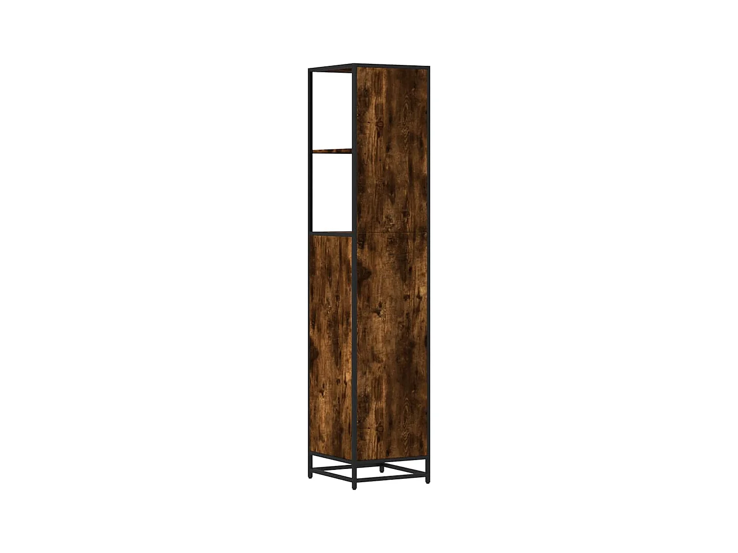 Mueble de baño roble ahumado 35x37,5x166 cm
