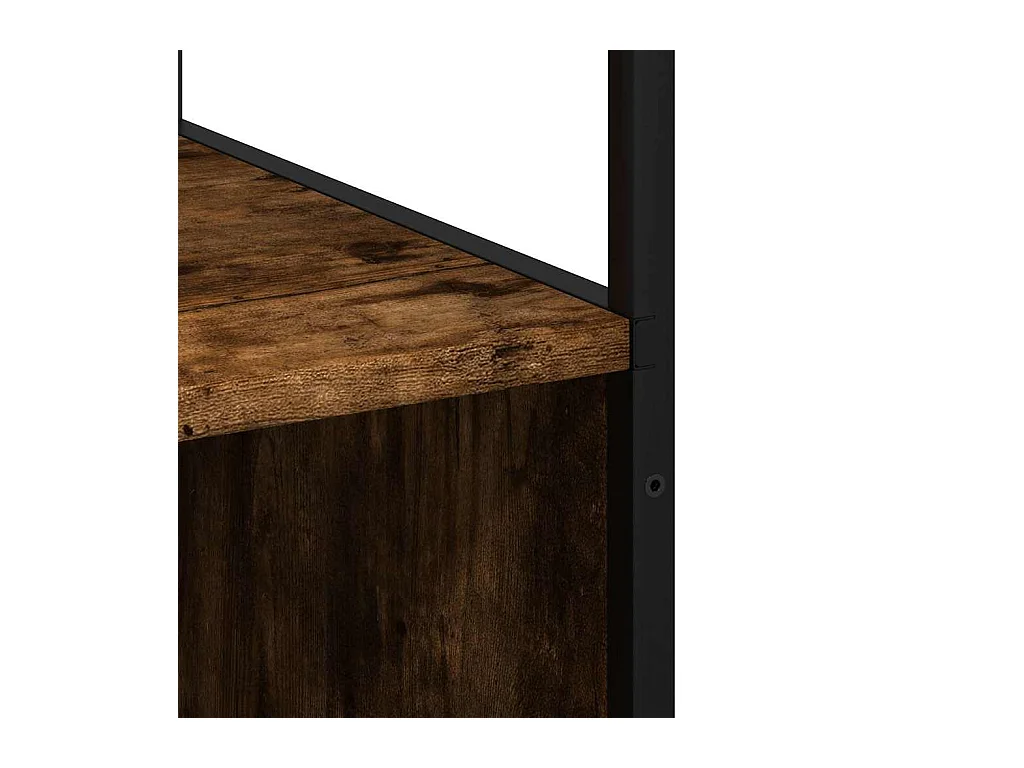 Mueble de baño roble ahumado 35x37,5x166 cm