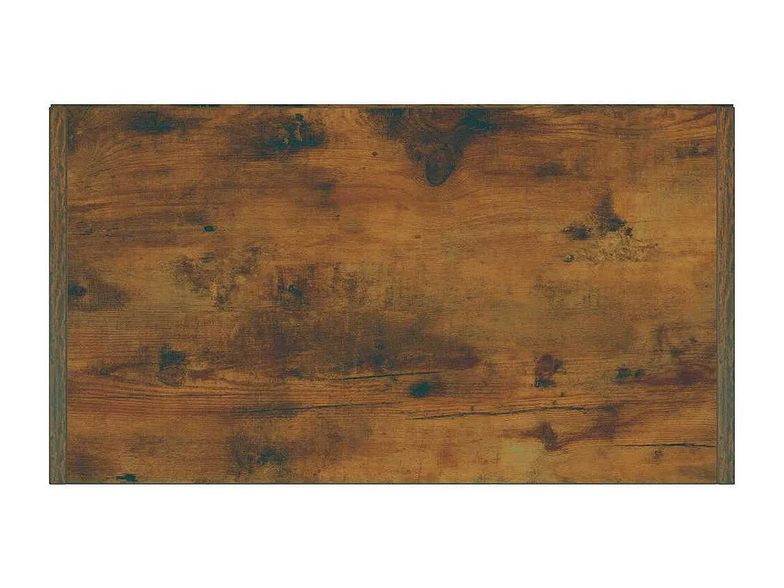 Gerookt eiken badkamermeubel 60x33x80 cm bewerkt hout