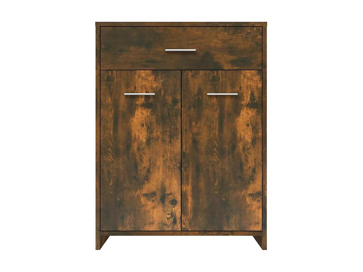 Mobile bagno in rovere affumicato 60x33x80 cm in legno ingegnerizzato