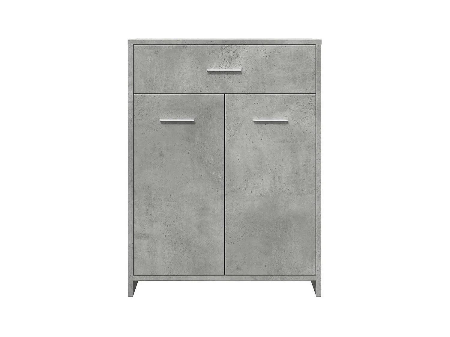 Mueble de baño Gris hormigón 60x33x80 cm Aglomerado