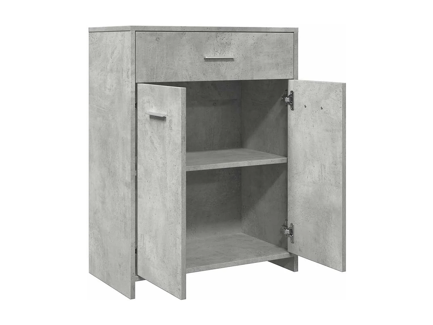 Mobile bagno grigio cemento 60x33x80 cm in truciolare
