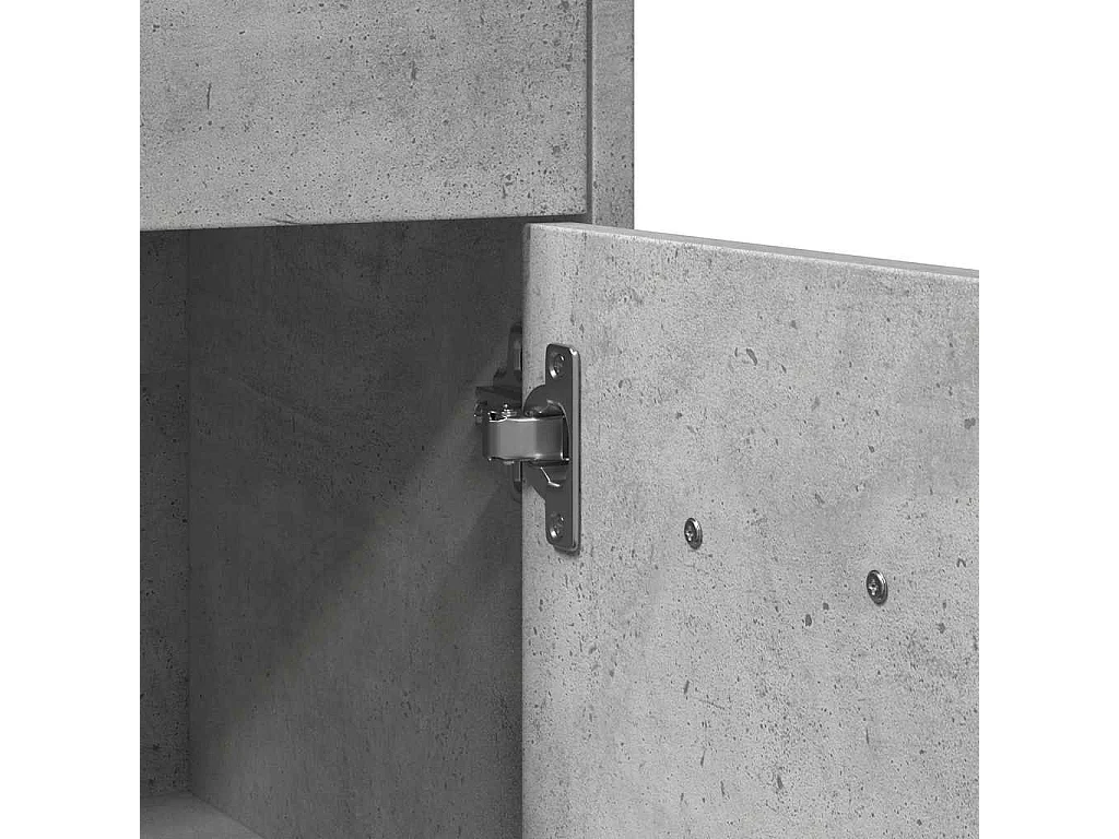 Mobile bagno grigio cemento 60x33x80 cm in truciolare