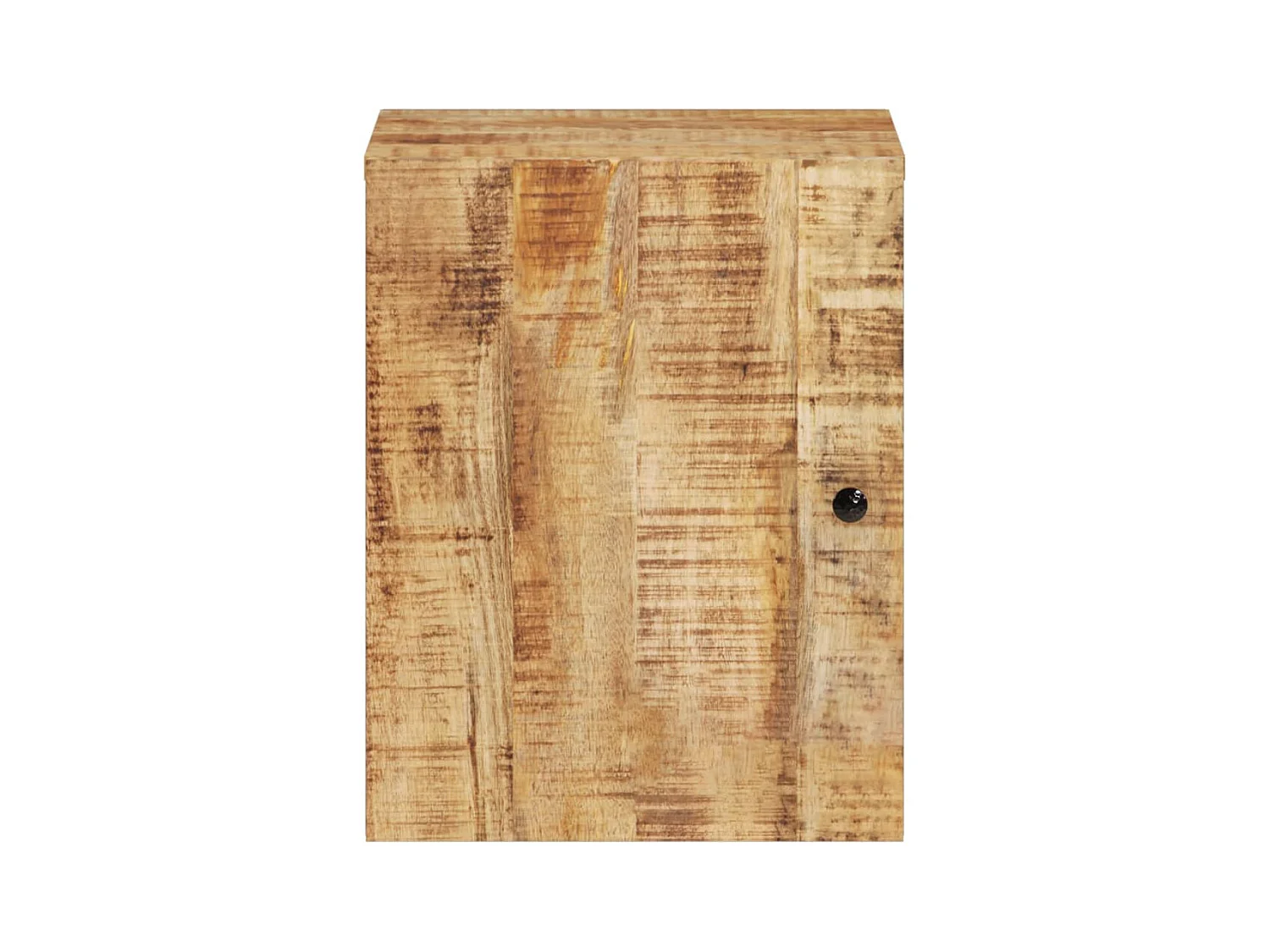 Mobiletto da bagno sospeso 38x33x48cm in legno massello di mango