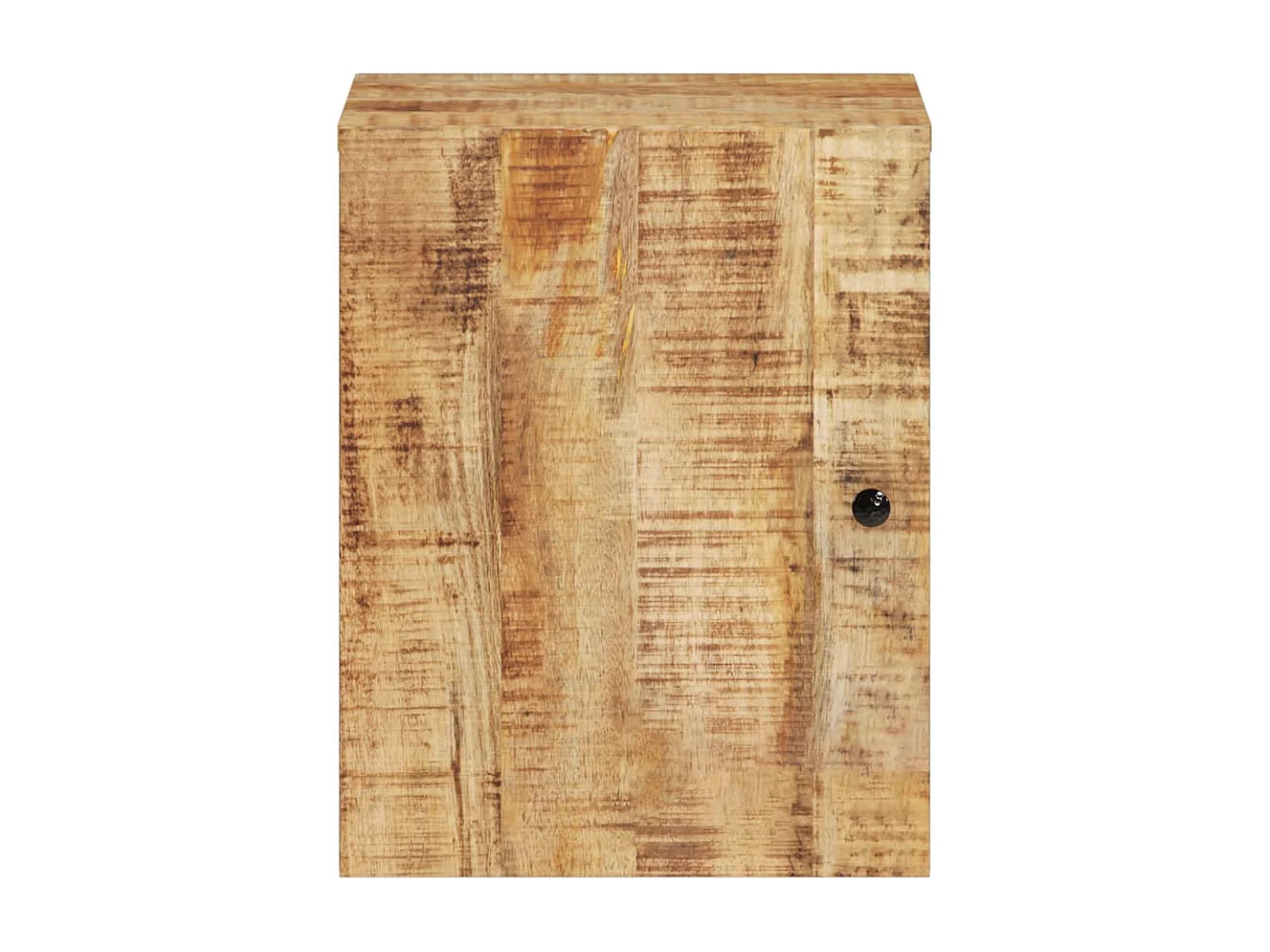 Mobiletto da bagno sospeso 38x33x48cm in legno massello di mango