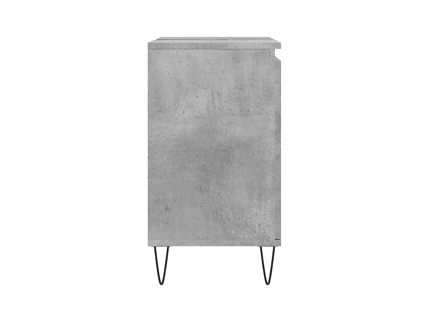 Mueble de baño gris hormigón 58x33x60 cm madera de ingeniería