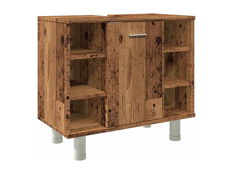 Mobile bagno in legno vecchio 60x32x53,5 cm
