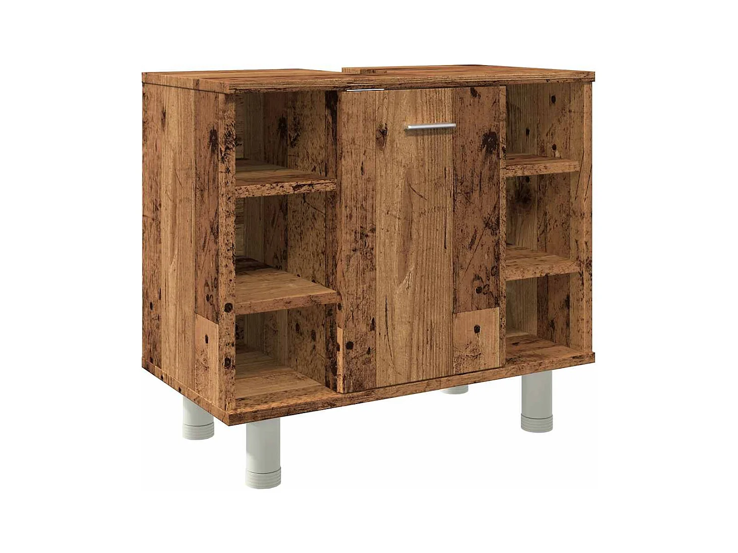 Armoire de salle de bain vieux bois 60x32x53,5 cm