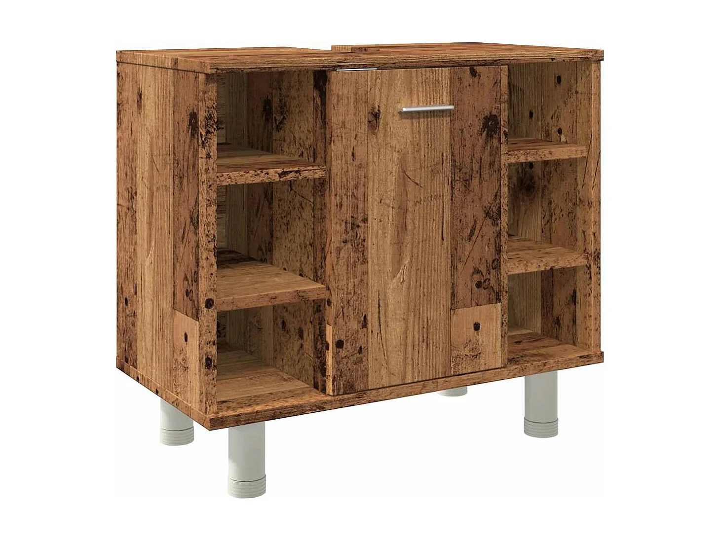 Armoire de salle de bain vieux bois 60x32x53,5 cm