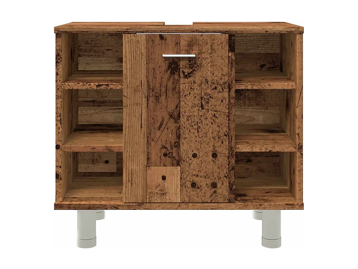 Armoire de salle de bain vieux bois 60x32x53,5 cm