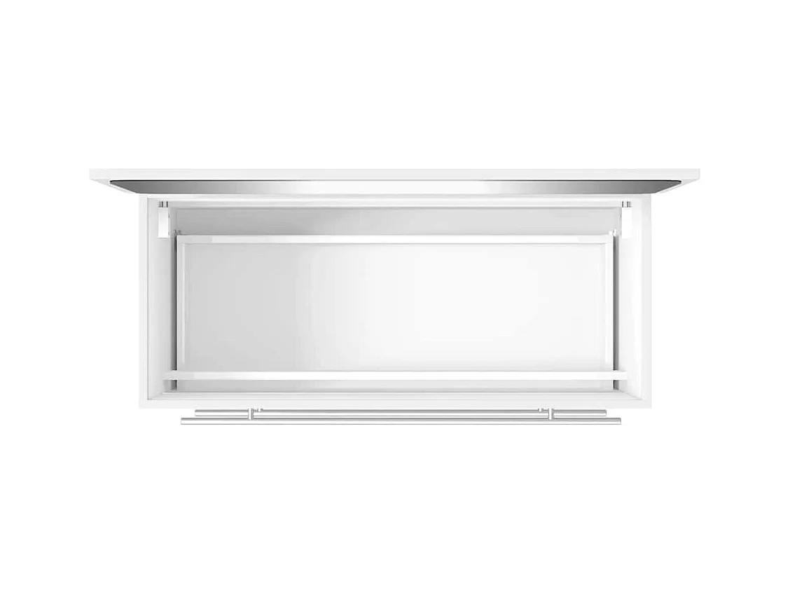 Badkamermeubel met spiegel wit bewerkt hout