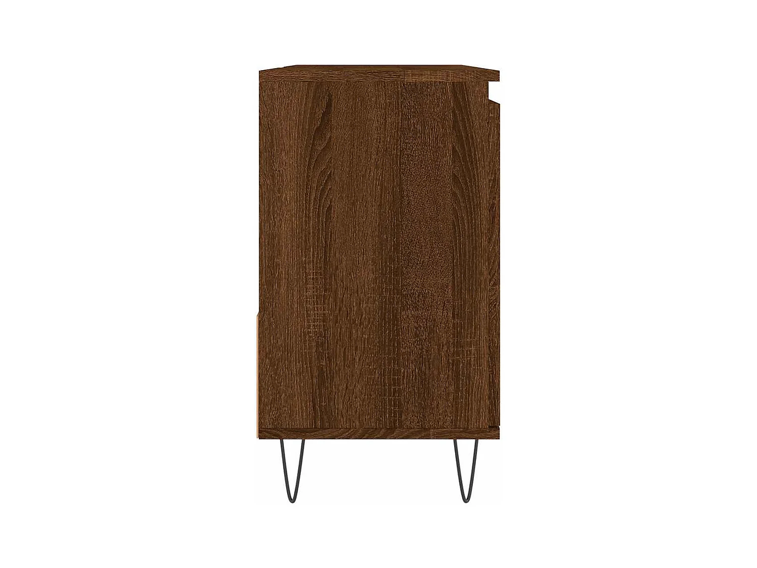 Badkamerkast bruin eiken 65x33x60 cm bewerkt hout