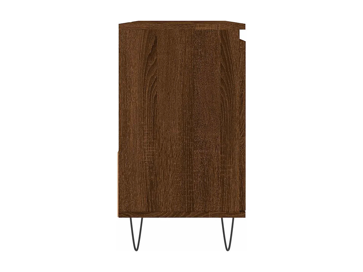 Badezimmerschrank Eiche braun 65x33x60 cm Holzwerkstoff