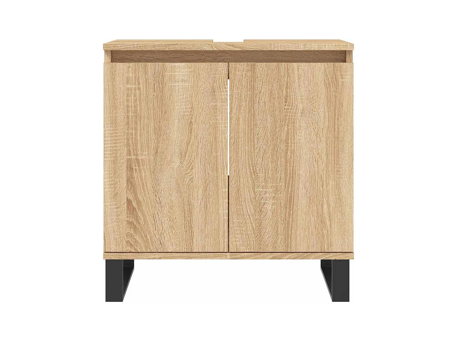 Mobile bagno in rovere Sonoma 58x33x60 cm in legno ingegnerizzato