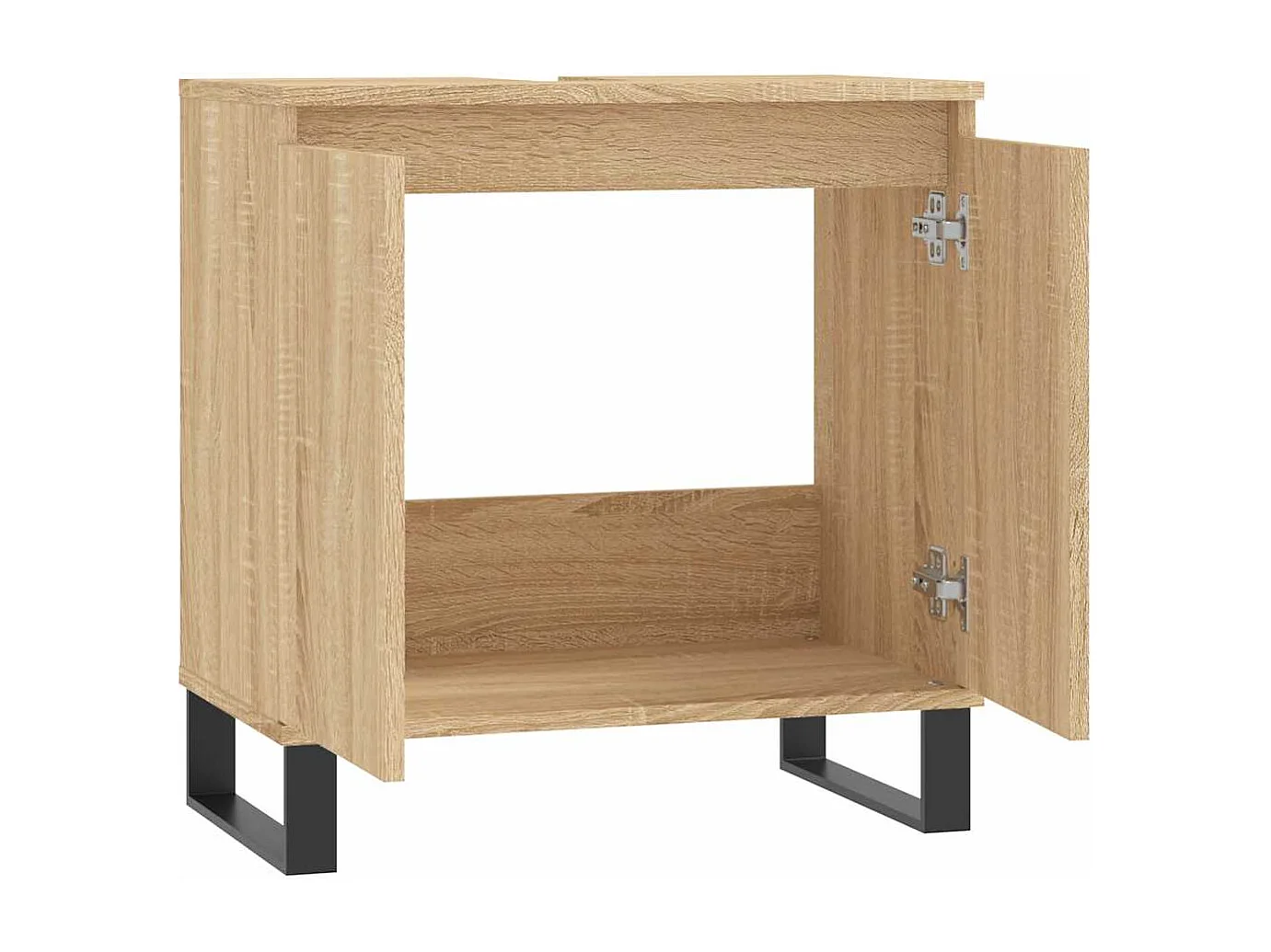 Mobile bagno in rovere Sonoma 58x33x60 cm in legno ingegnerizzato