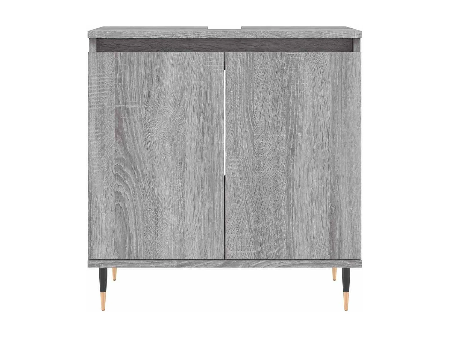 Mueble de baño Sonoma gris 58x33x60 cm madera de ingeniería