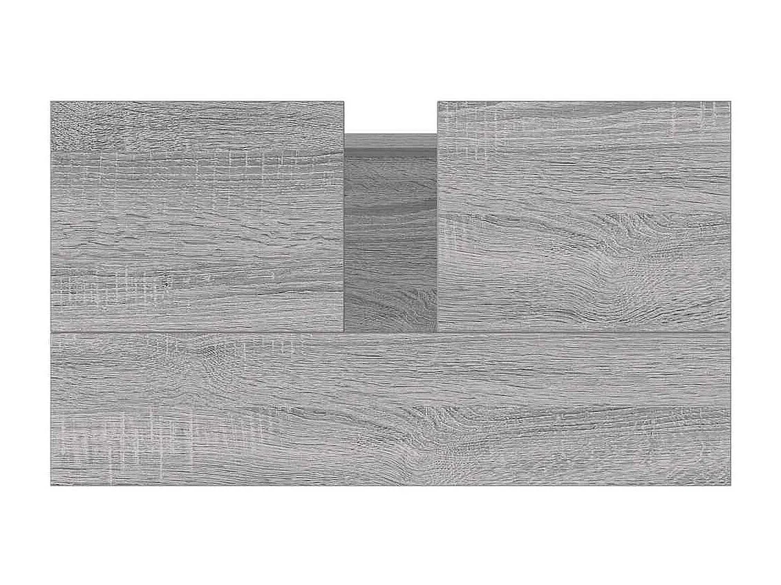 Mueble de baño Sonoma gris 58x33x60 cm madera de ingeniería