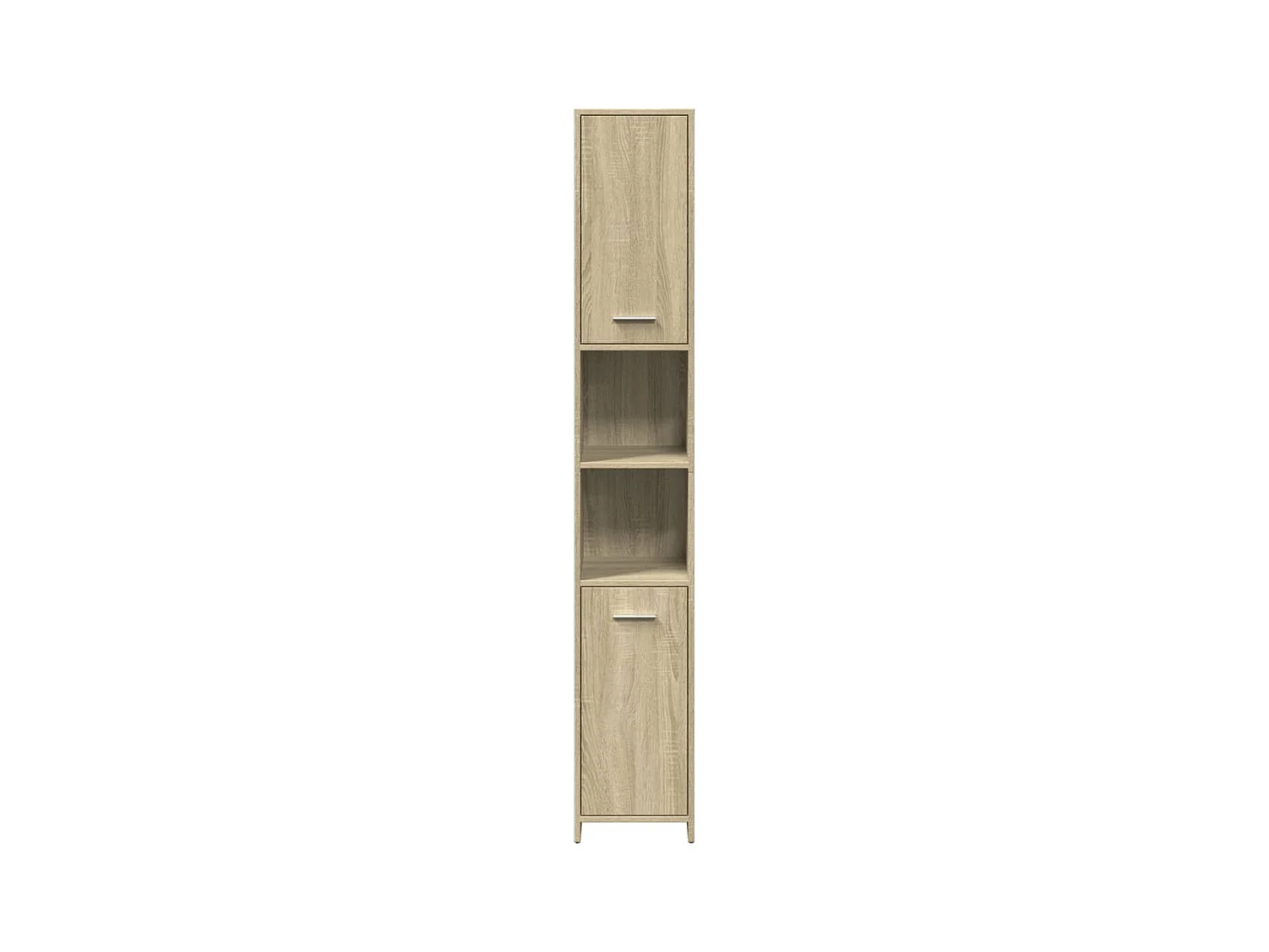 Mueble de baño roble Sonoma 30x30x183,5 cm Aglomerado