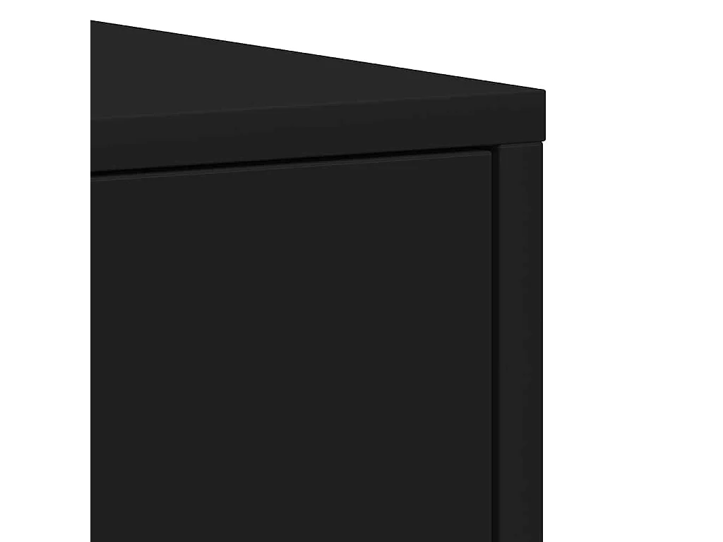 Mueble de baño Negro 30x30x183,5 cm Madera de ingeniería