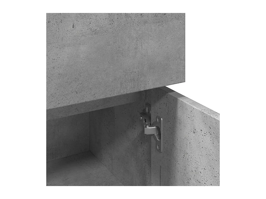 Mobile bagno grigio cemento 30x30x95 cm in truciolare