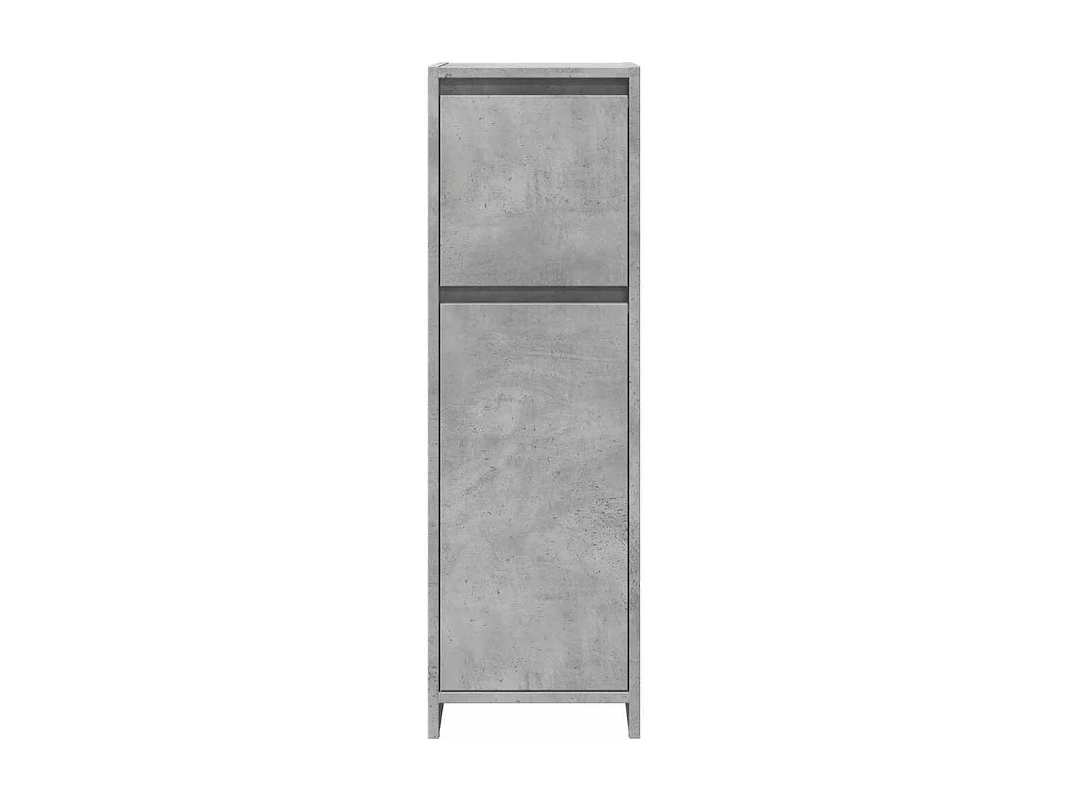 Armoire de salle de bain Gris béton 30x30x95 cm Aggloméré