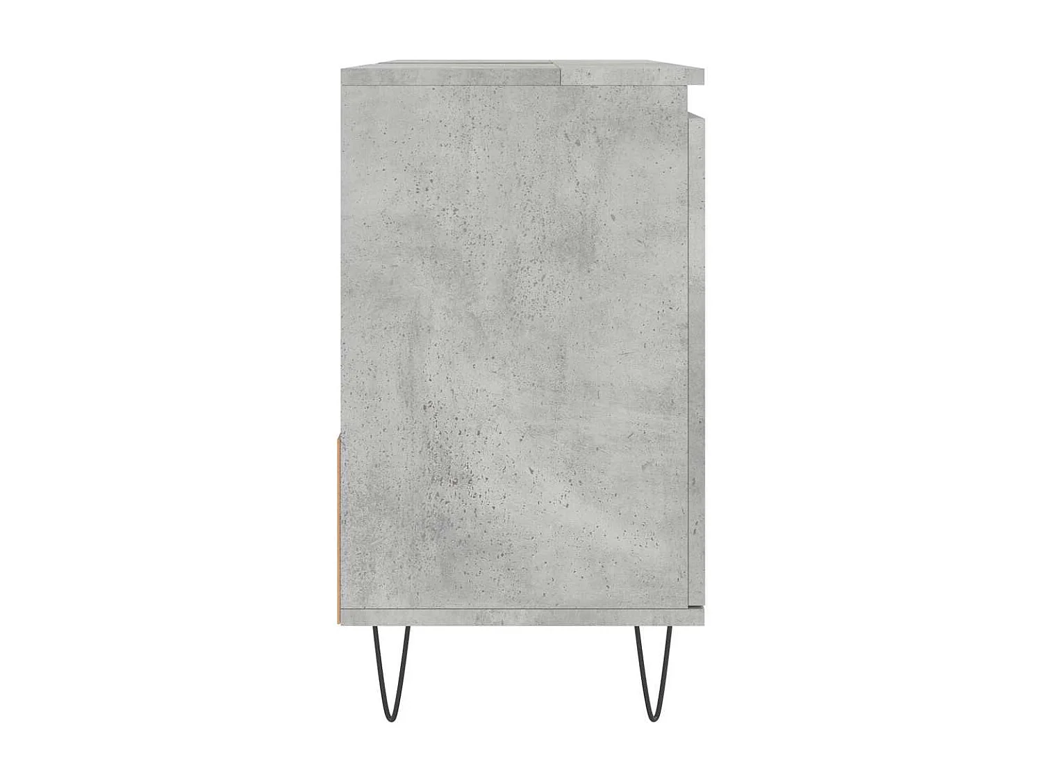 Mueble de baño gris hormigón 65x33x60 cm