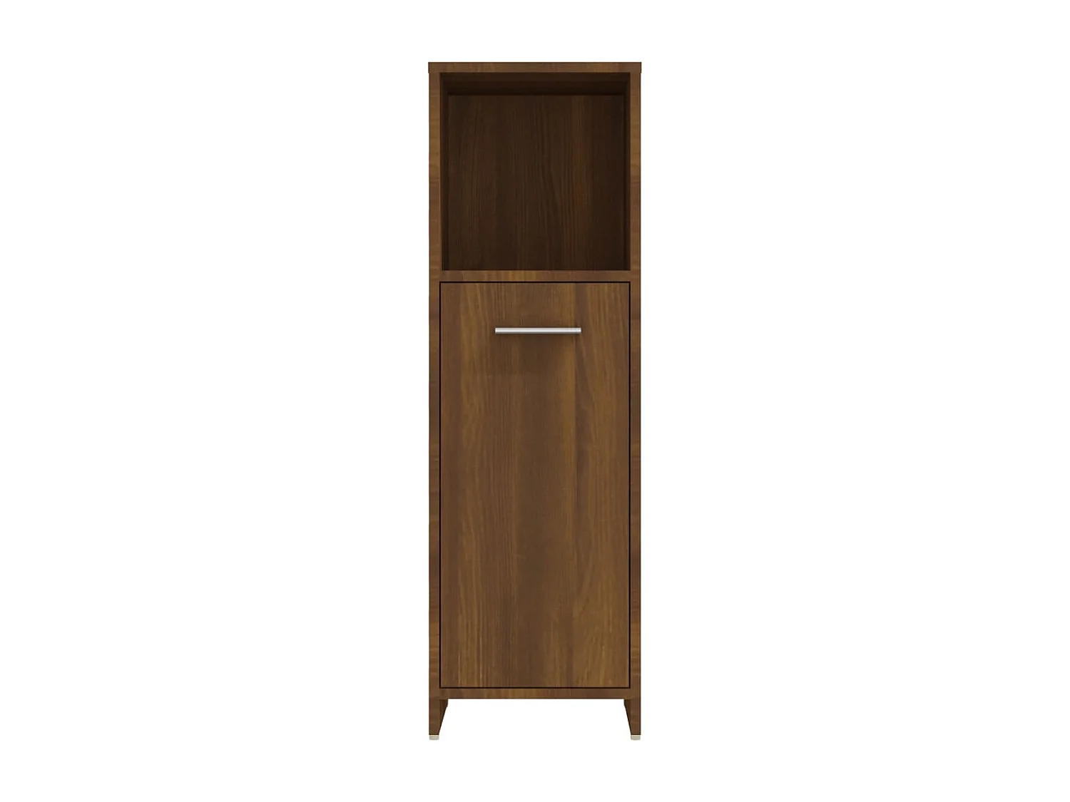 Badkamerkast Bruin eiken 30x30x95 cm Technisch hout
